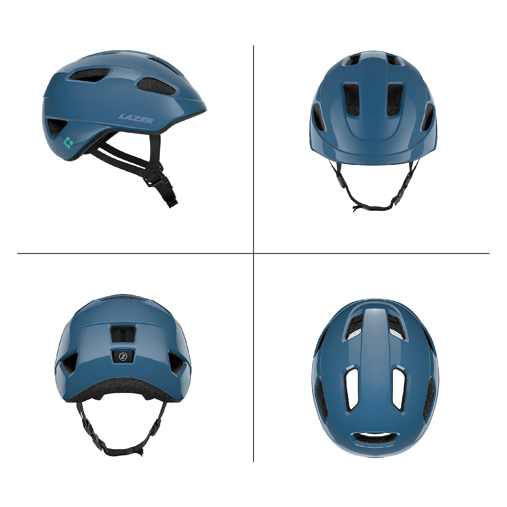 Lazer Pnut KinetiCore Toddlers' Helmet - Steel Blue - Image 10