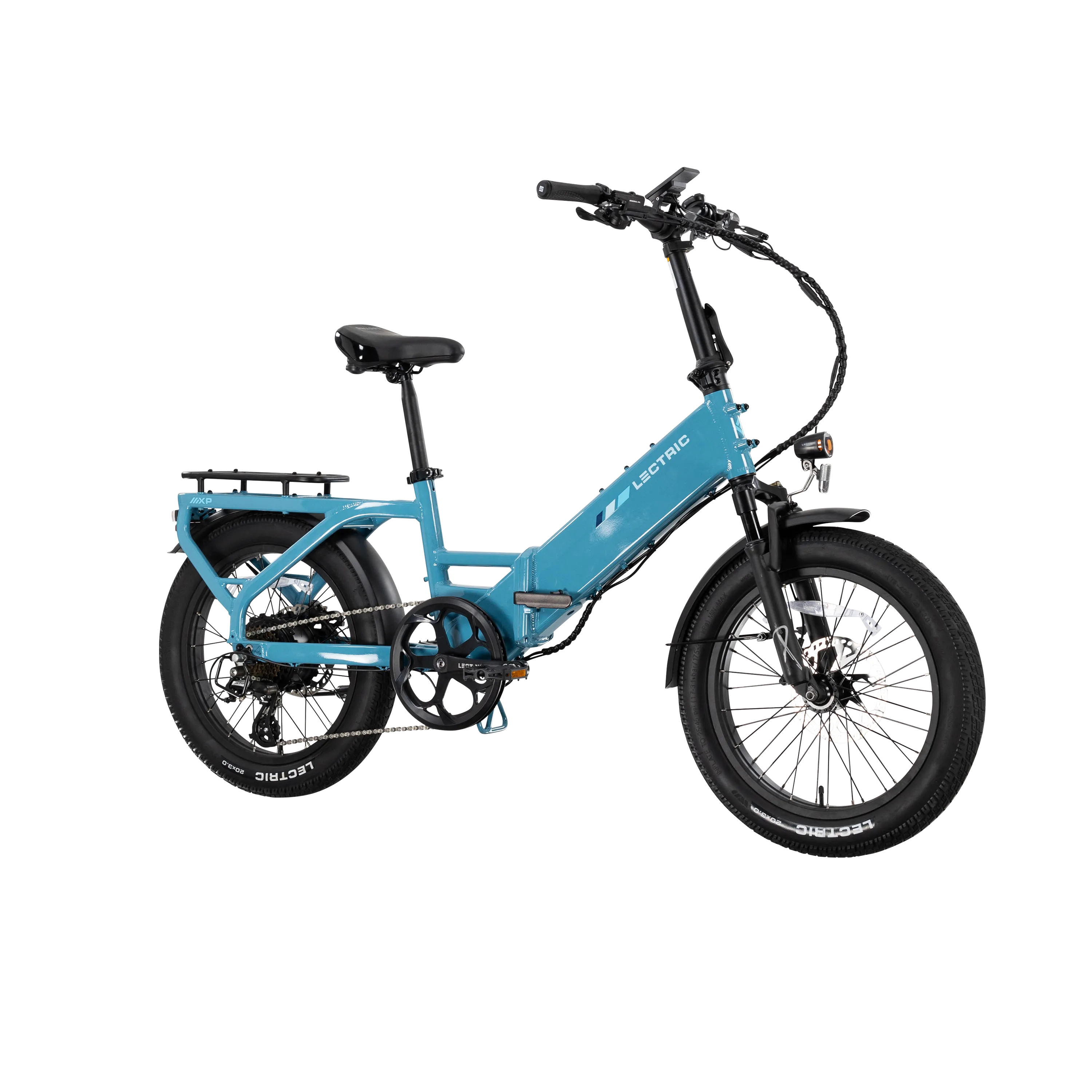 XP4 750 Step-Thru Raindrop Blue + FREE LevelUp Rack, Phone Mount, Suspension Seat Post, Elite Headlight, Bike Lock ($365 Value) - Image 21