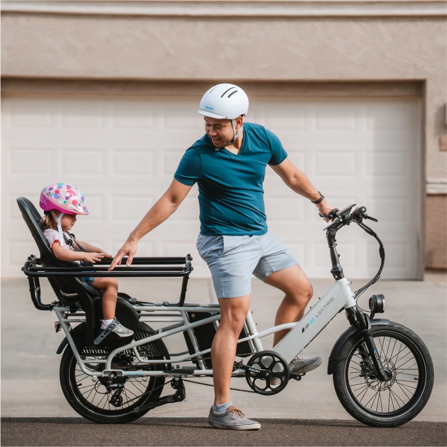 XPedition2 Stratus White Long-Range Dual-Battery eBike - Image 7