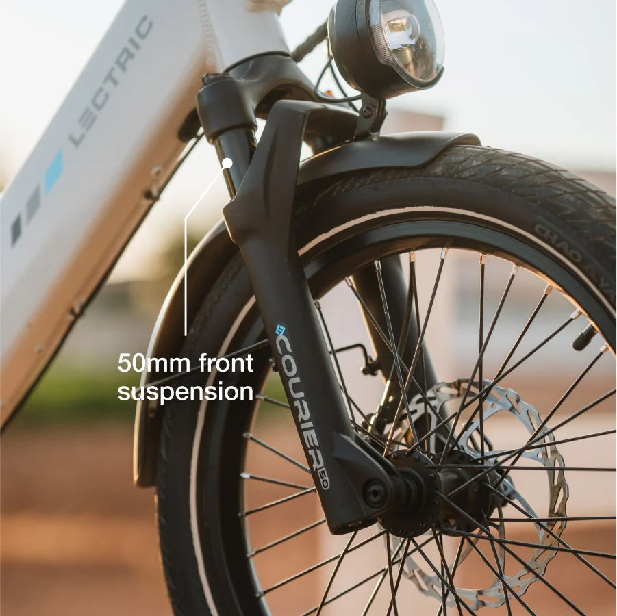 XPedition2 Stratus White Long-Range Dual-Battery eBike - Image 8
