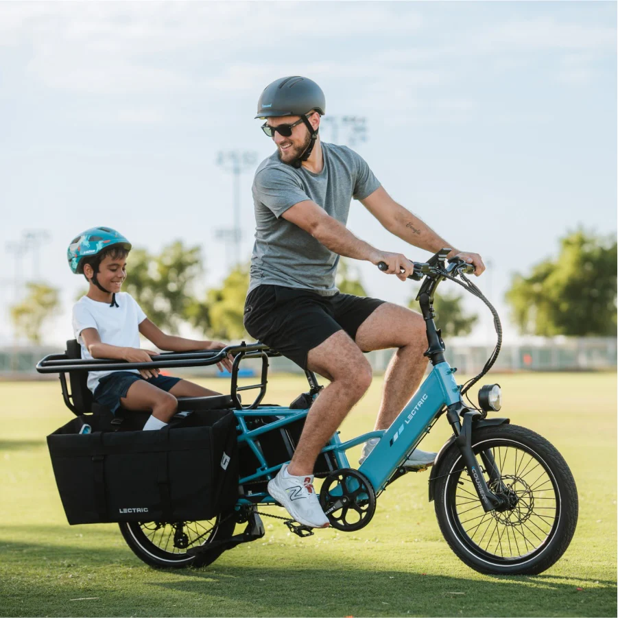 XPedition2 Raindrop Blue Long-Range Dual-Battery eBike - Image 4