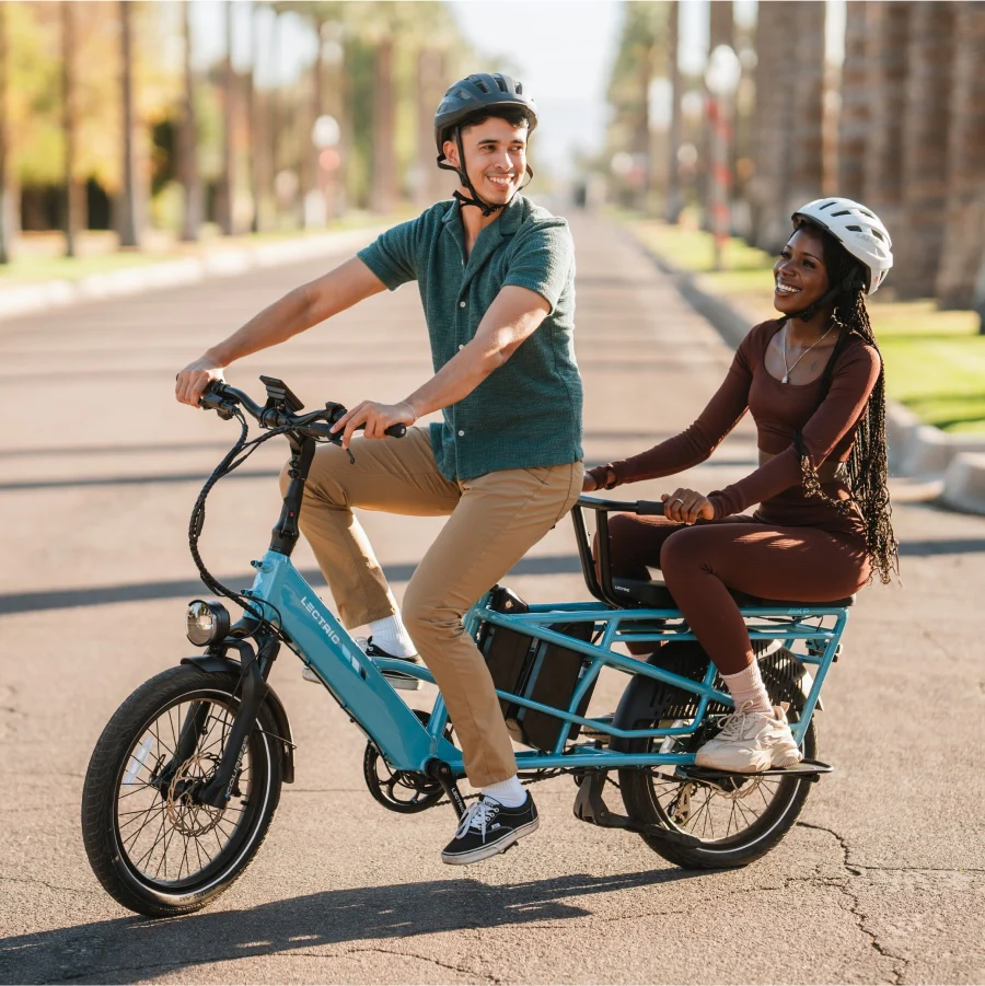 XPedition2 Raindrop Blue Long-Range Dual-Battery eBike - Image 9