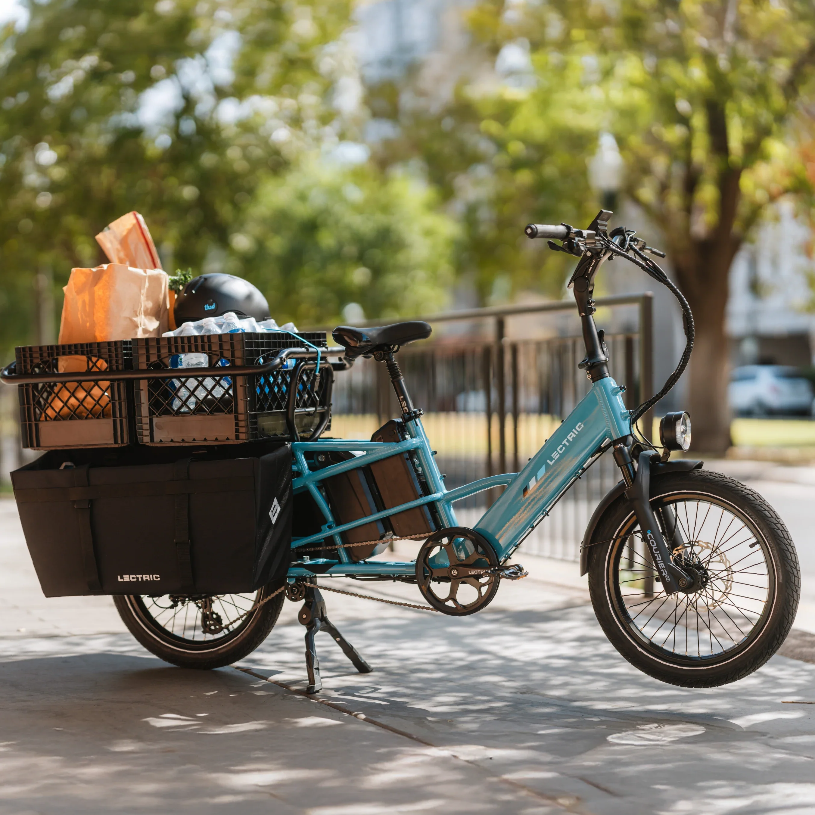XPedition2 Raindrop Blue Long-Range Dual-Battery + FREE Running Boards, Cushions, Elite Headlight, Suspension Seat Post, Orbitor, Fast Charger ($694 Value) - Image 5
