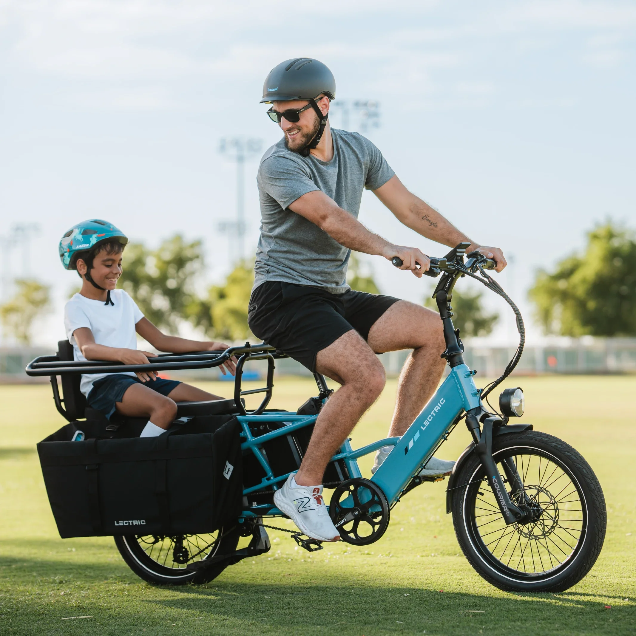 XPedition2 Raindrop Blue Long-Range Dual-Battery + FREE Running Boards, Cushions, Elite Headlight, Suspension Seat Post, Orbitor, Fast Charger ($694 Value) - Image 7