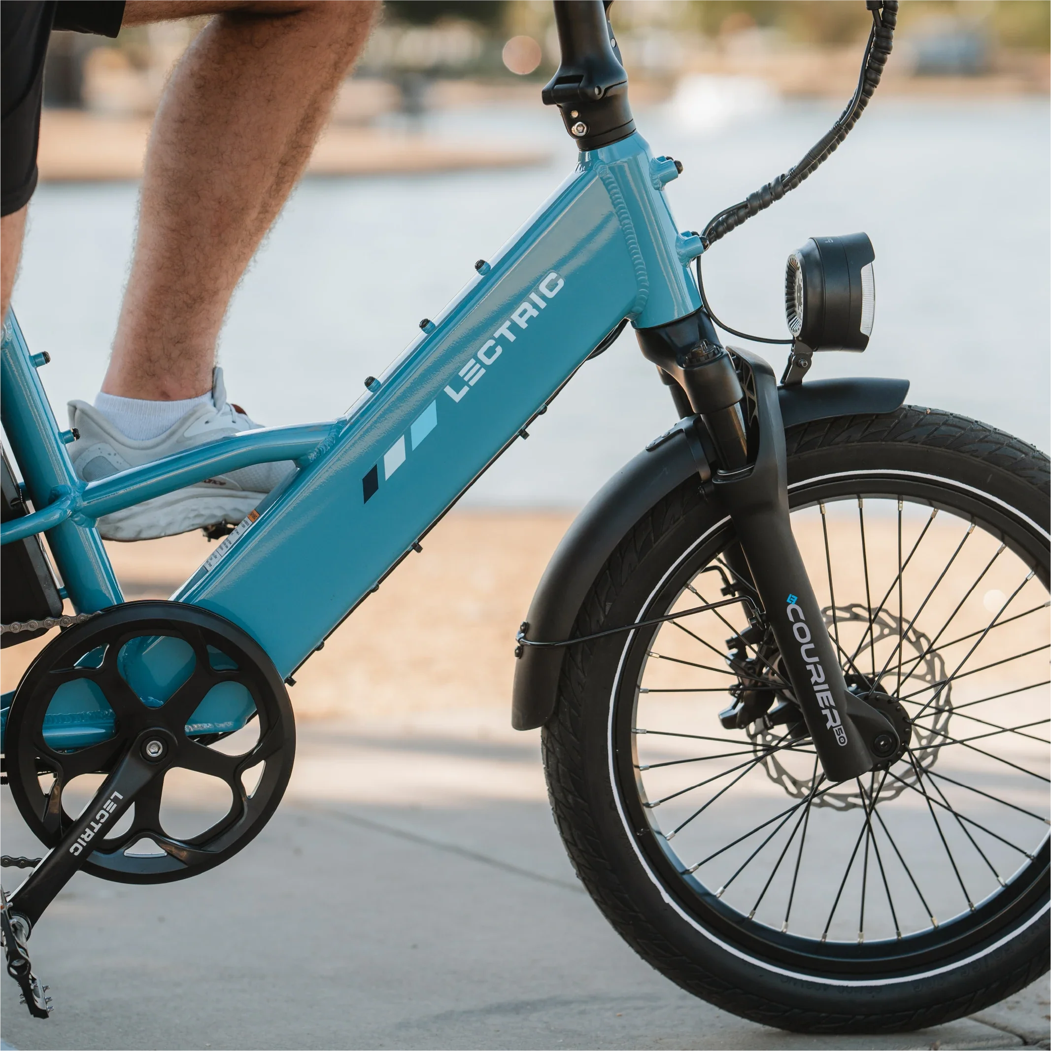 XPedition2 Raindrop Blue Long-Range Dual-Battery + FREE Running Boards, Cushions, Elite Headlight, Suspension Seat Post, Orbitor, Fast Charger ($694 Value) - Image 8