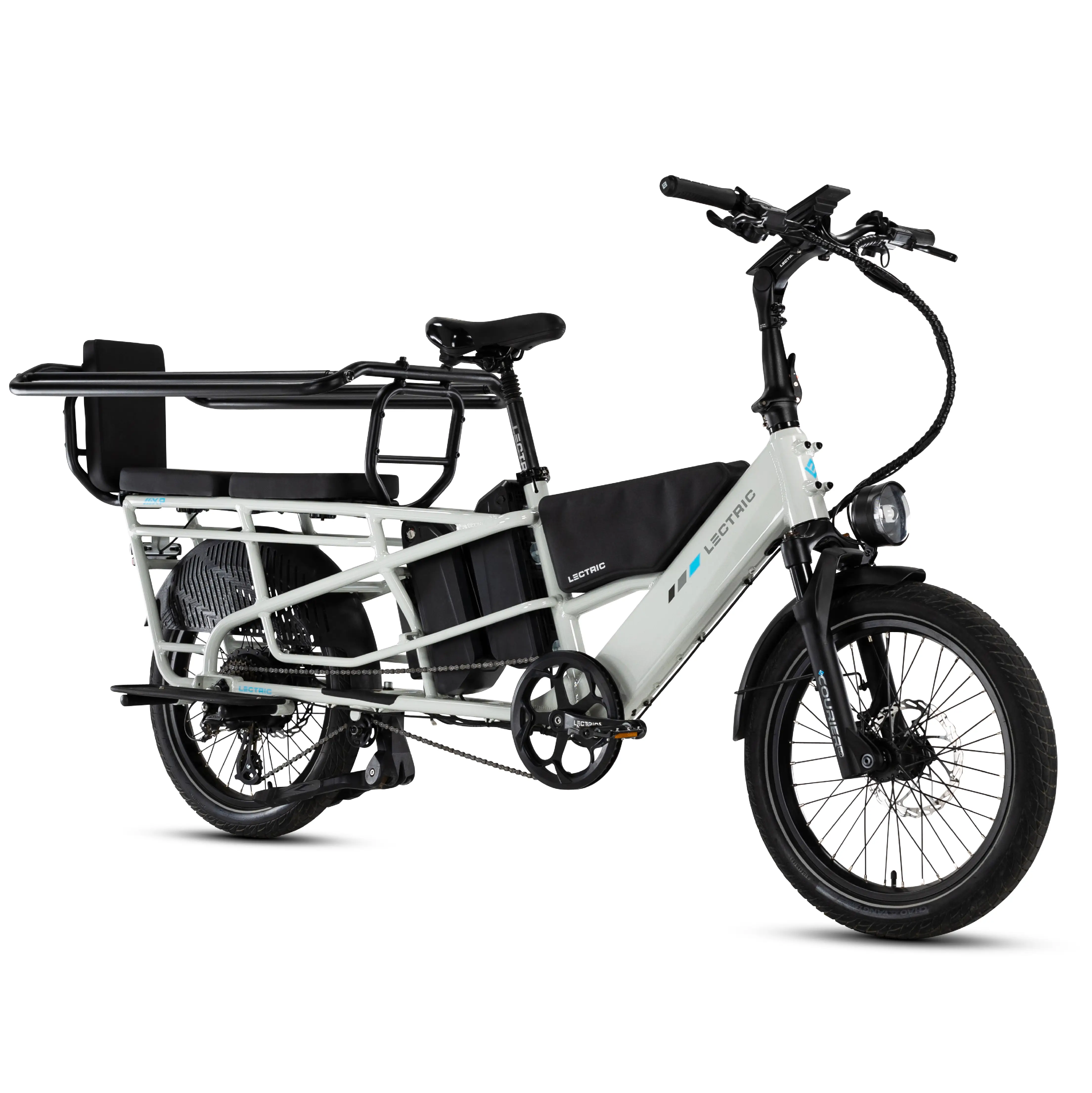 XPedition2 Stratus White Long-Range Dual-Battery + FREE Running Boards, Cushions, Elite Headlight, Suspension Seat Post, Orbitor, Fast Charger ($694 Value) - Image 9