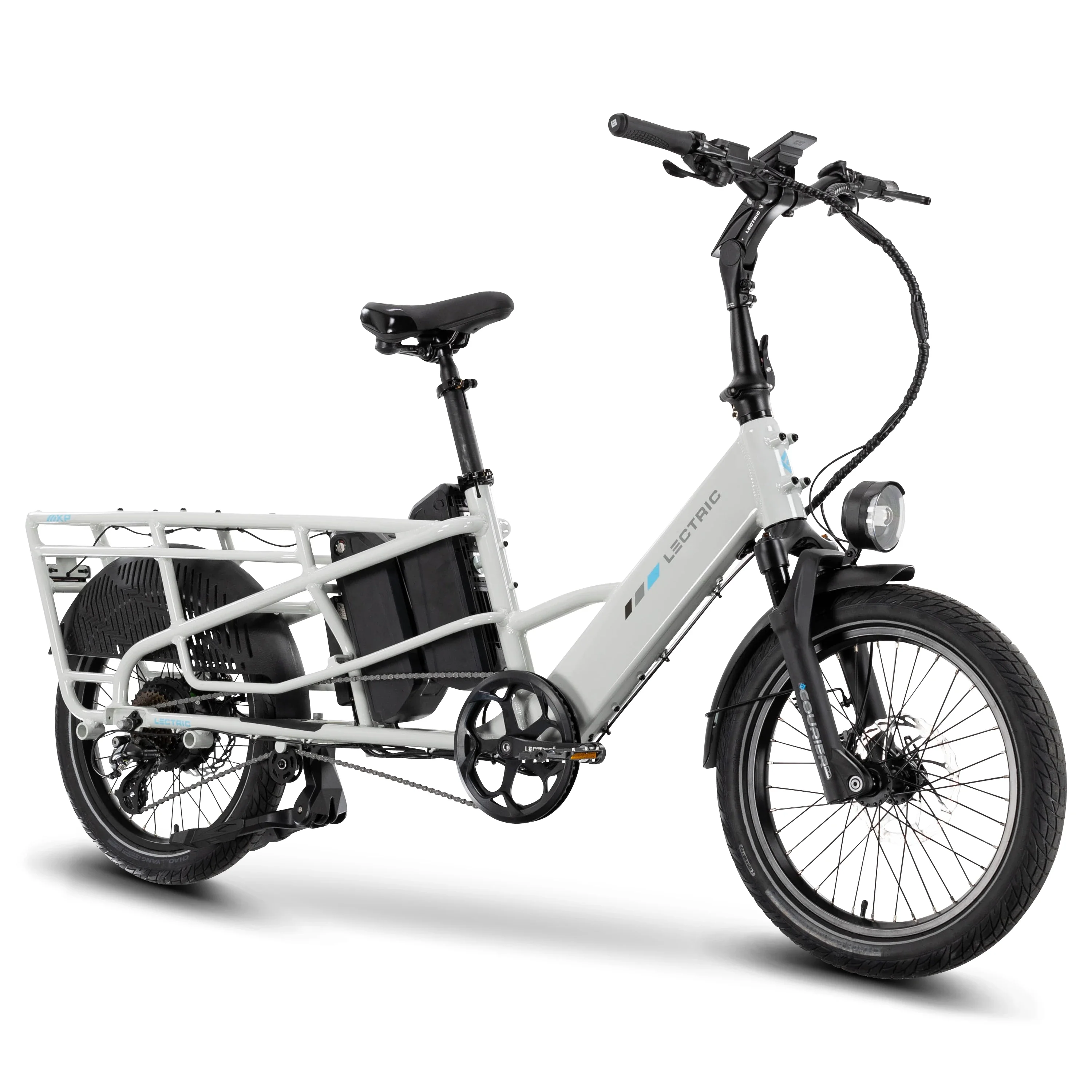 XPedition2 Stratus White Long-Range Dual-Battery eBike - Image 19